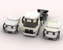 6W Mercedes Actros/Atego/Arocs/Axor 6x4 Flatbed Truck