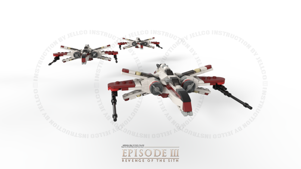 Lego Mini Size ARC-170 starfighter : Episode III