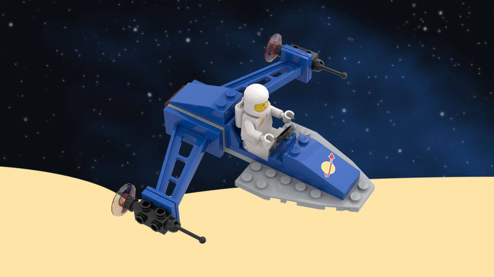Lego Classic Space Reimagined: Winged Flyer MOC