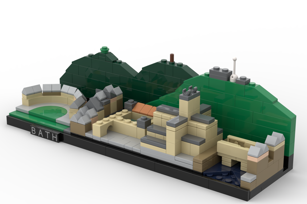 Lego Bath Skyline