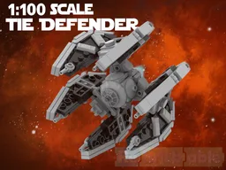 1:100 Tie-Defender (Squadron Scale)