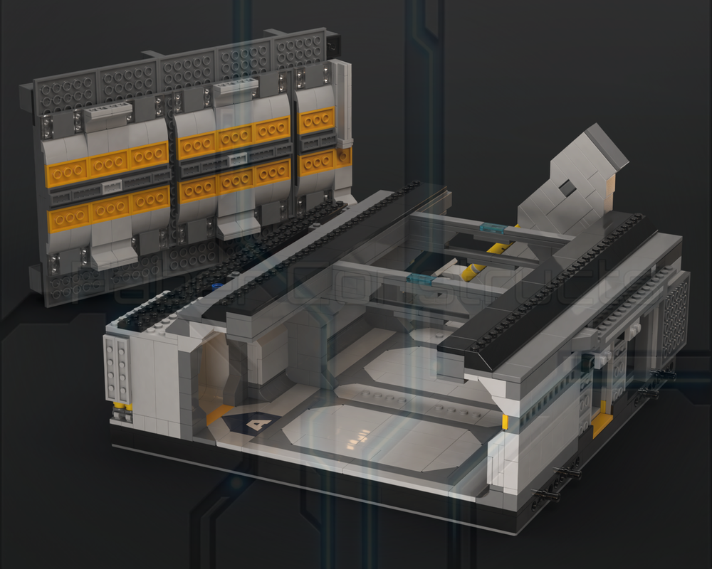 Lego Halo Level Diorama: Pillar of Autumn