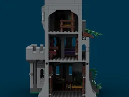 Medieval castle Keep in the forest - Modular