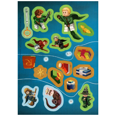 Lego Sticker Sheet 2 for Set 9781913110215-1 / [No Color/Any Color]