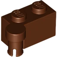Hinge Brick 1 x 4 [Upper] / Reddish Brown