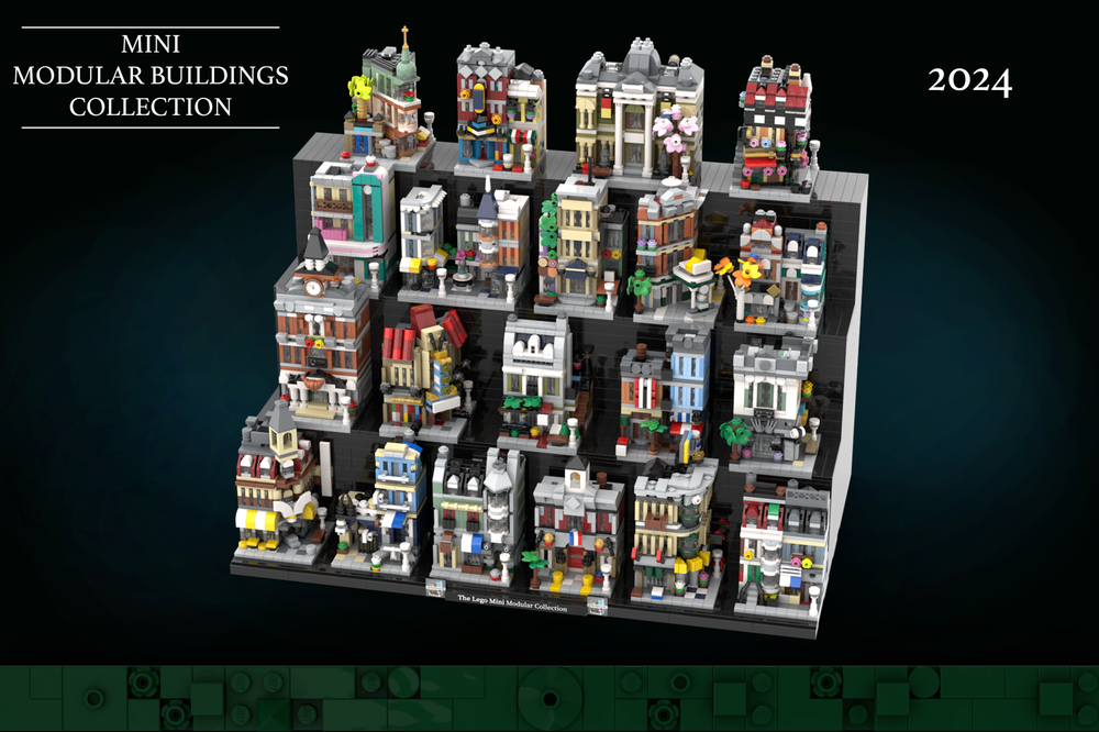 Lego Mini Modular Buildings - The Full Set of 20