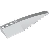 Lego Brick Wedged, Curved 12 x 3 Right / White