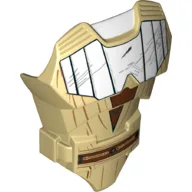 Large Figure Torso Cover with Raised Belt and Jedi Robe and Armor Print (Obi-Wan Kenobi) / Tan