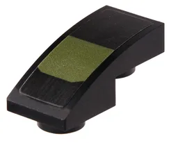 Slope, Curved 2 x 1 x 2/3 Inverted with Olive Green Geometric Stripe Pattern (Sticker) - Set 76923