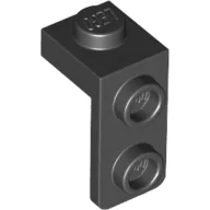 Bracket 1 x 1 - 1 x 2 / Black