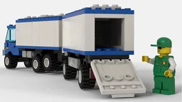 Truck with trailer