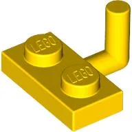 Plate Special 1 x 2 with Bar Up [Horizontal Arm 6mm] / Yellow