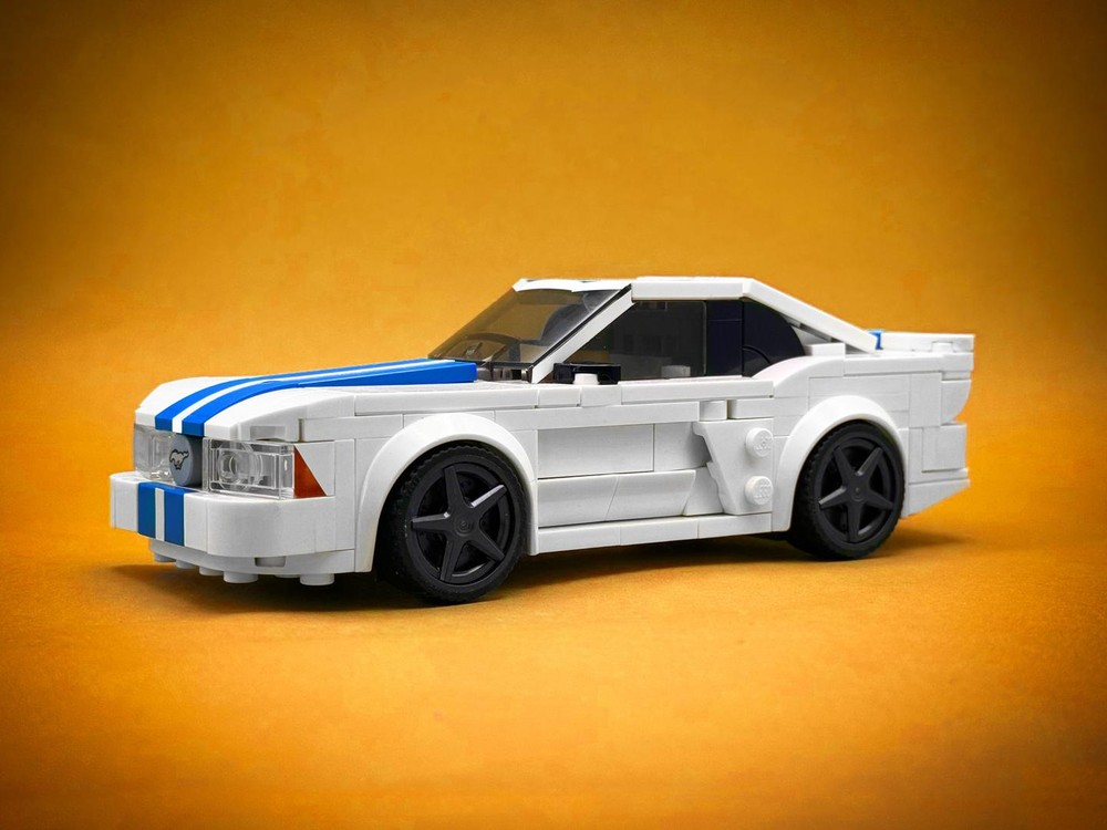 Lego Built Tough Mustang 4th Gen