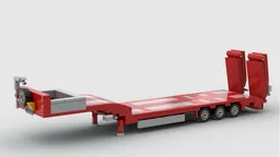 Low bed trailer