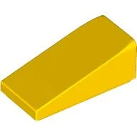 Brick Sloped 18° 2 x 1 x 2/3 / Yellow