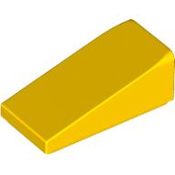 Lego Brick Sloped 18° 2 x 1 x 2/3 / Yellow