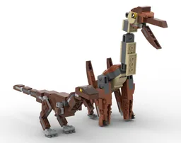 Quetzalcoatlus and Tyrannosaurus rex (Prehistoric Planet)