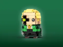 Count Vertigo Brickheadz LEGO MOC - DC