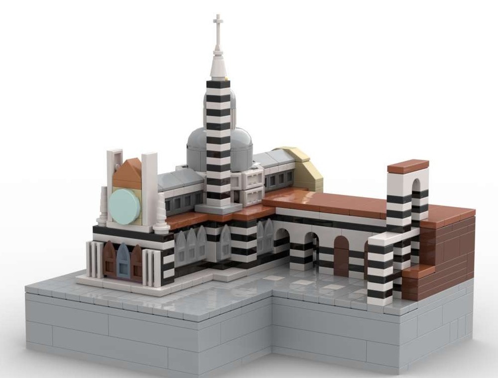 Lego Cattedrale di Santa Maria Assunta - Duomo di Siena, Baptistery and Museum (1/800)