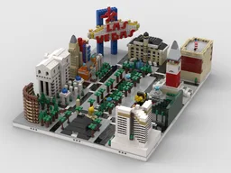 Mini Modular City Las Vegas | Build from 11 MOCs