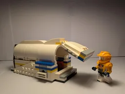 small space station outpost base Alt Build MOC