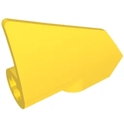 Technic Panel Fairing #7 3L Very Small Smooth, Side A / Yellow