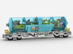 Aquarium Tank Train Wagon