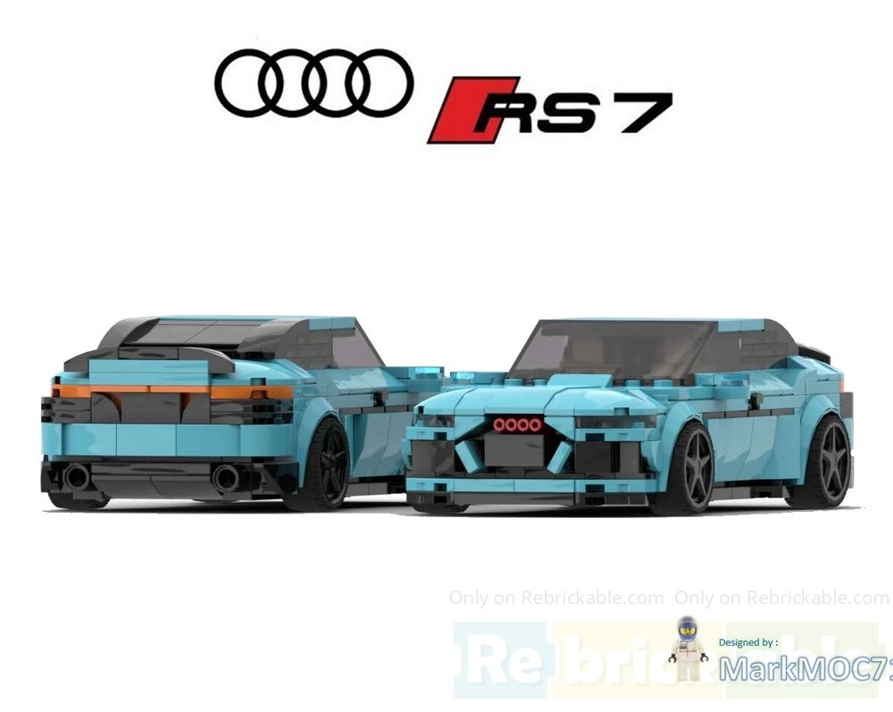Lego AUDI RS-7 Medium Azure