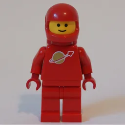 Classic Spaceman, Red with Airtanks (2446 Helmet)
