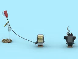 Mini Brickheadz - Benjamin Franklin - Before-after