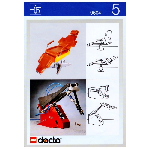 Lego Activity Booklet 5 - Pneumatic Chair and Arm - Set 9604 / [No Color/Any Color]