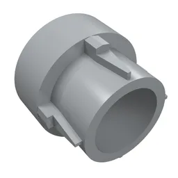 Technic Driving Ring Extension, 4 Ridges / Light Bluish Gray