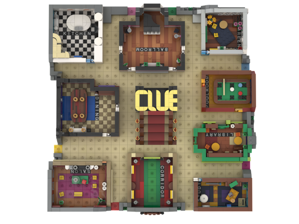 Lego Clue Board