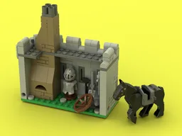 Lego Blacksmith Shop 6040-1 remake