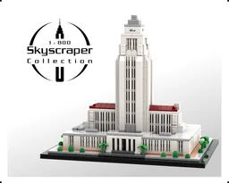 Los Angeles City Hall 1:800 Scale
