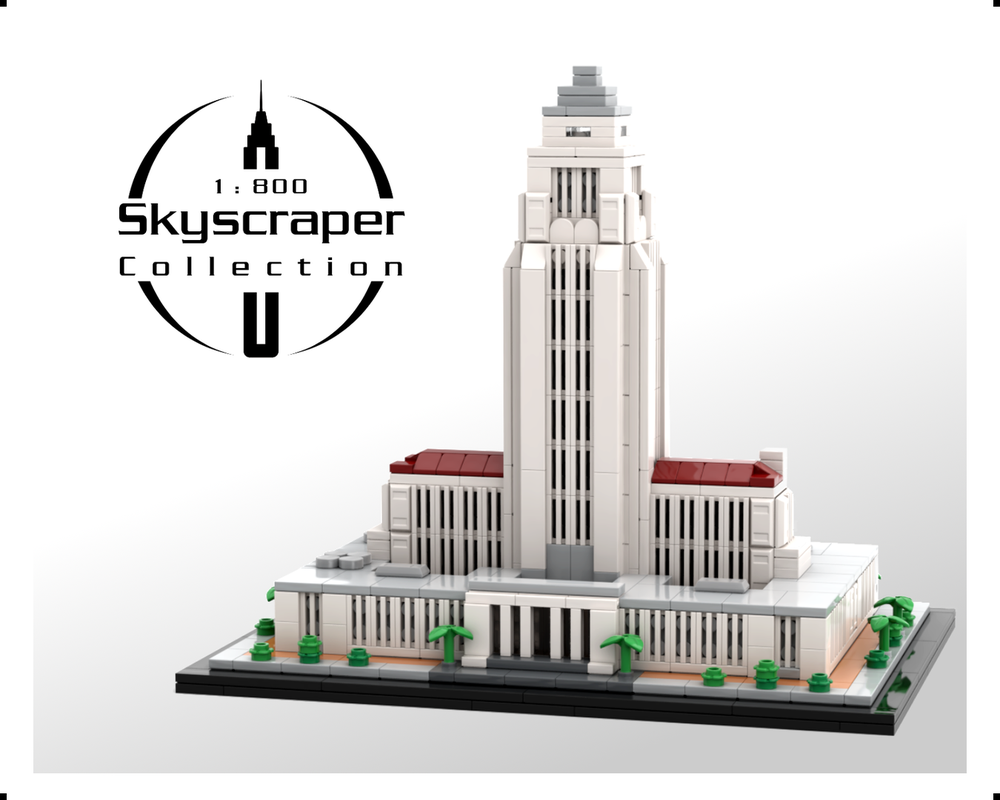 Lego Los Angeles City Hall 1:800 Scale