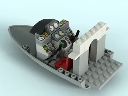 AIrcraft Cockpit (8 stud wide)