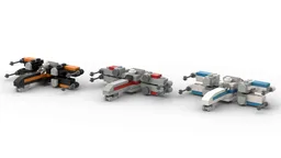 Micro X-Wing Fleet