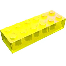 Brick 2 x 6 / Trans-Neon Green