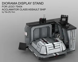 Diorama Display Stand for 75404 Acclamator Class Assault Ship