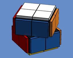 Non-Functional 2x2 Rubik's Cube