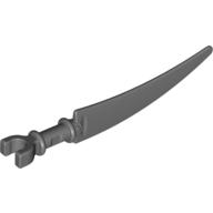 Lego Weapon Sword Scythe Blade with Clip Pommel / Dark Bluish Gray