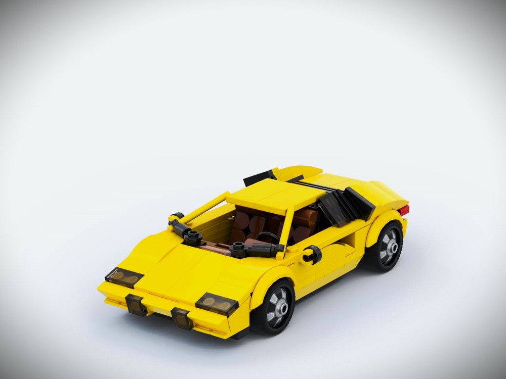 Lego Lamborghini Countach LP400 "Periscopio"