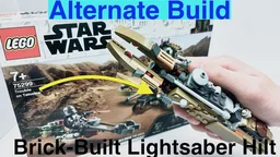 Alternate Build Lightsaber Hilt - Trouble on Tatooine set