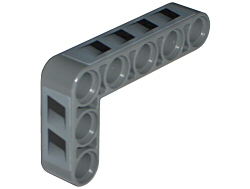 Lego Technic, Liftarm, Modified Bent Thick L-Shape 3 x 5 with Air Intakes Pattern Model Right (Stickers) - Set 8651