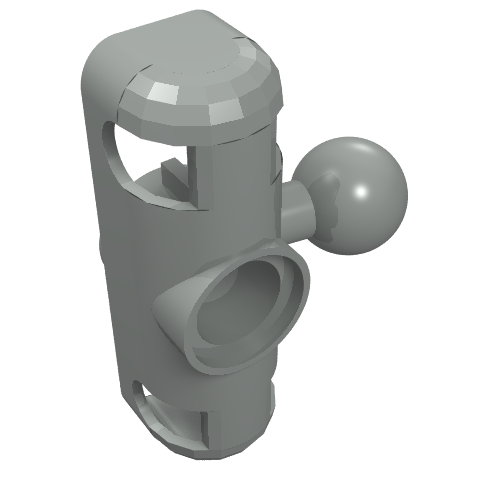 Lego Technic Steering Arm Small with Towball / Light Gray