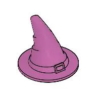 Hat, Wizard / Medium Dark Pink