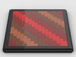 Mandala - L Shaped - Red Shades