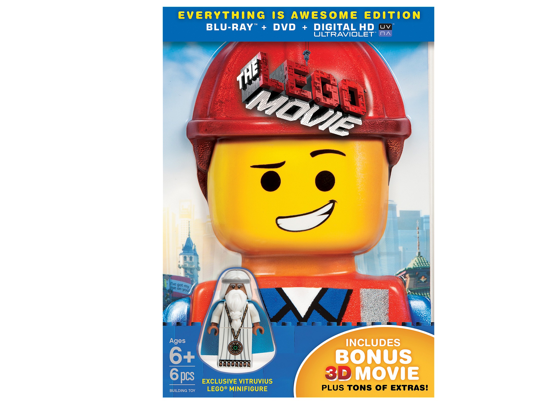 Lego The LEGO Movie: Everything Is Awesome Edition (Blu-Ray + DVD + Digital)