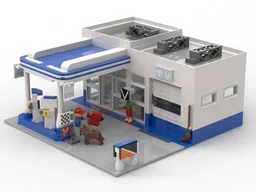 Mini shop & fuel station